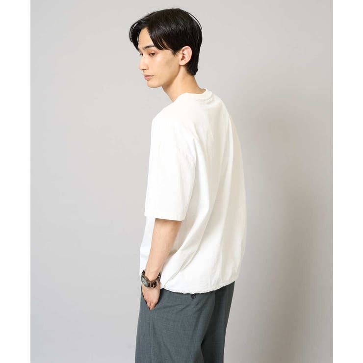 【速乾/毛玉になりにくい】ドローコード付きワイドシルエットカットソー | a.v.v【MEN】 | 詳細画像20 