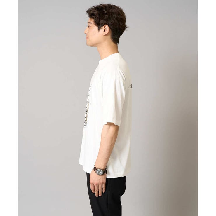 イラストレーターコラボプリンワイドシルエットカットソー | a.v.v【MEN】 | 詳細画像13 