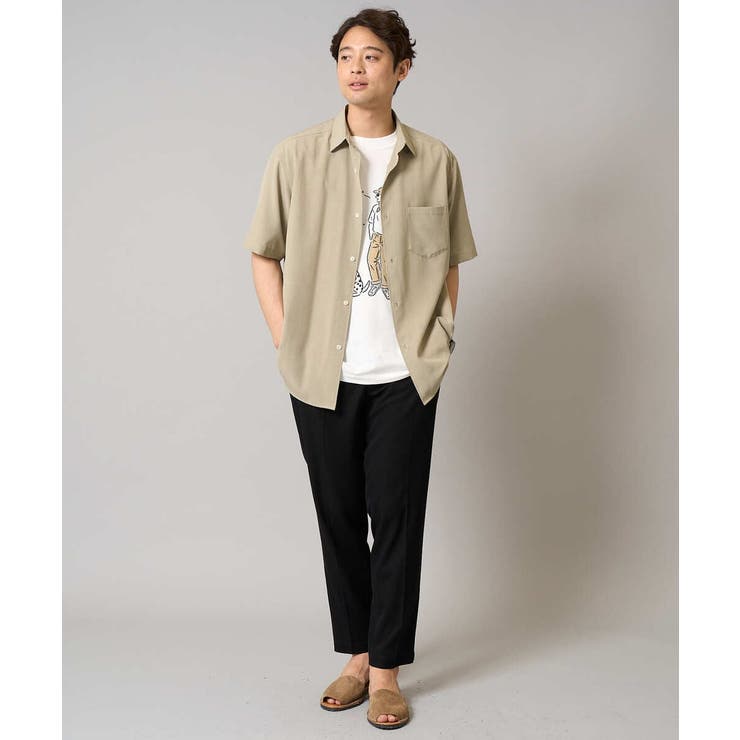 イラストレーターコラボプリンワイドシルエットカットソー | a.v.v【MEN】 | 詳細画像2 