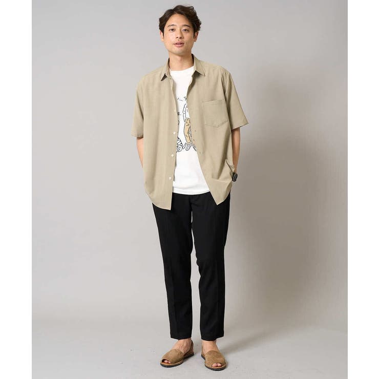 イラストレーターコラボプリンワイドシルエットカットソー | a.v.v【MEN】 | 詳細画像5 