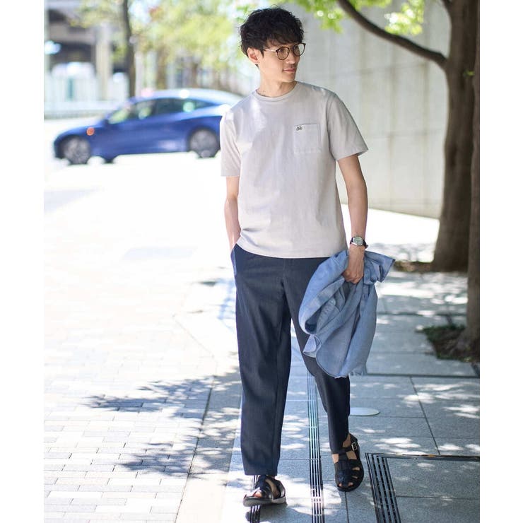 【接触冷感/コットン100％】ワンポイント刺繍カットソー | a.v.v【MEN】 | 詳細画像11 