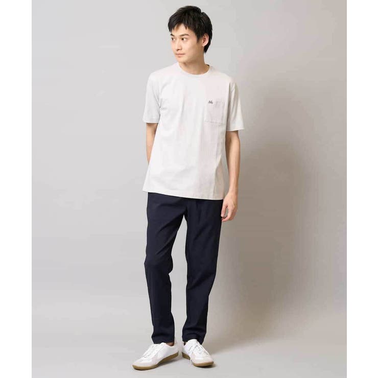 【接触冷感/コットン100％】ワンポイント刺繍カットソー | a.v.v【MEN】 | 詳細画像13 