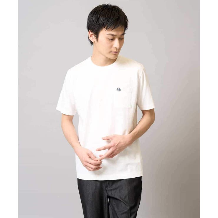 【接触冷感/コットン100％】ワンポイント刺繍カットソー | a.v.v【MEN】 | 詳細画像18 