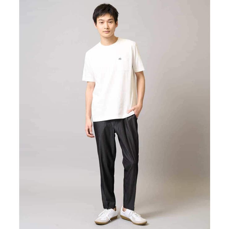 【接触冷感/コットン100％】ワンポイント刺繍カットソー | a.v.v【MEN】 | 詳細画像7 