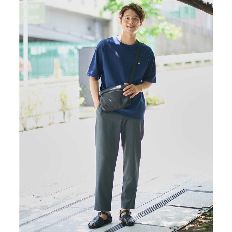 【イージーケア/接触冷感】ライトアゼ半袖Ｔシャツ ワンポイント刺繍 | a.v.v【MEN】 | 詳細画像11 