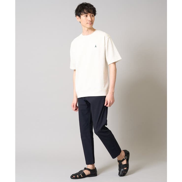 【イージーケア/接触冷感】ライトアゼ半袖Ｔシャツ ワンポイント刺繍 | a.v.v【MEN】 | 詳細画像13 