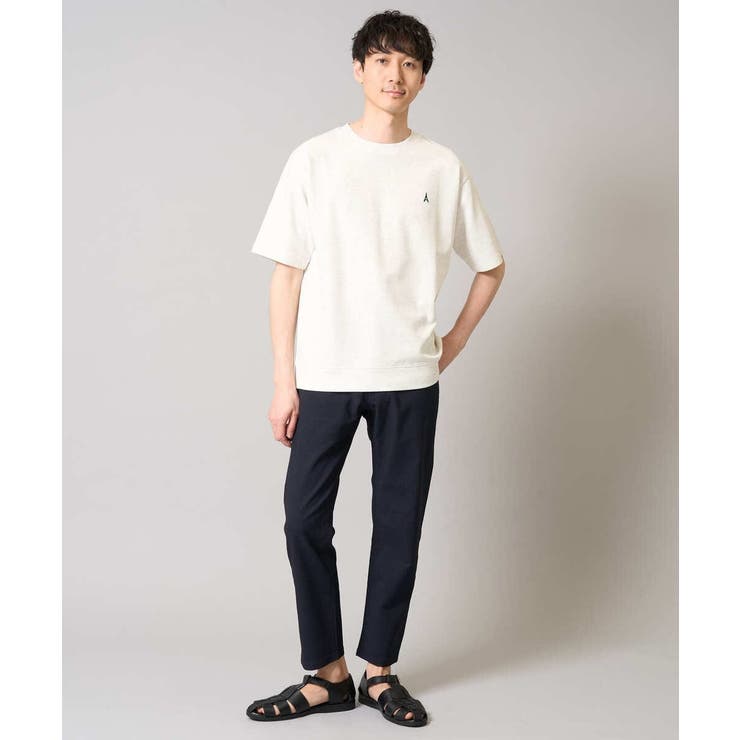 【イージーケア/接触冷感】ライトアゼ半袖Ｔシャツ ワンポイント刺繍 | a.v.v【MEN】 | 詳細画像14 