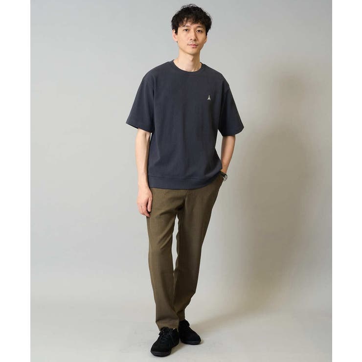 【イージーケア/接触冷感】ライトアゼ半袖Ｔシャツ ワンポイント刺繍 | a.v.v【MEN】 | 詳細画像26 