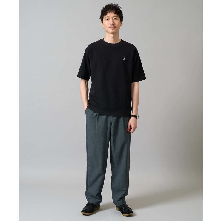 【イージーケア/接触冷感】ライトアゼ半袖Ｔシャツ ワンポイント刺繍 | a.v.v【MEN】 | 詳細画像3 