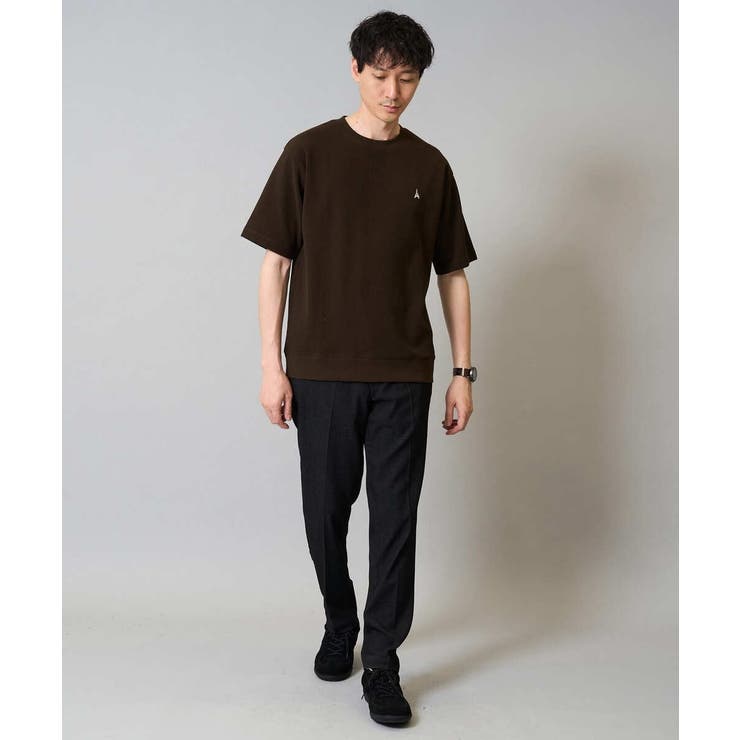 【イージーケア/接触冷感】ライトアゼ半袖Ｔシャツ ワンポイント刺繍 | a.v.v【MEN】 | 詳細画像30 