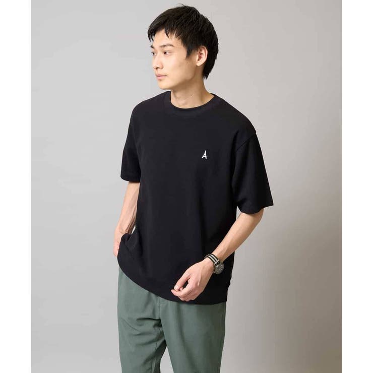 【イージーケア/接触冷感】ライトアゼ半袖Ｔシャツ ワンポイント刺繍 | a.v.v【MEN】 | 詳細画像35 