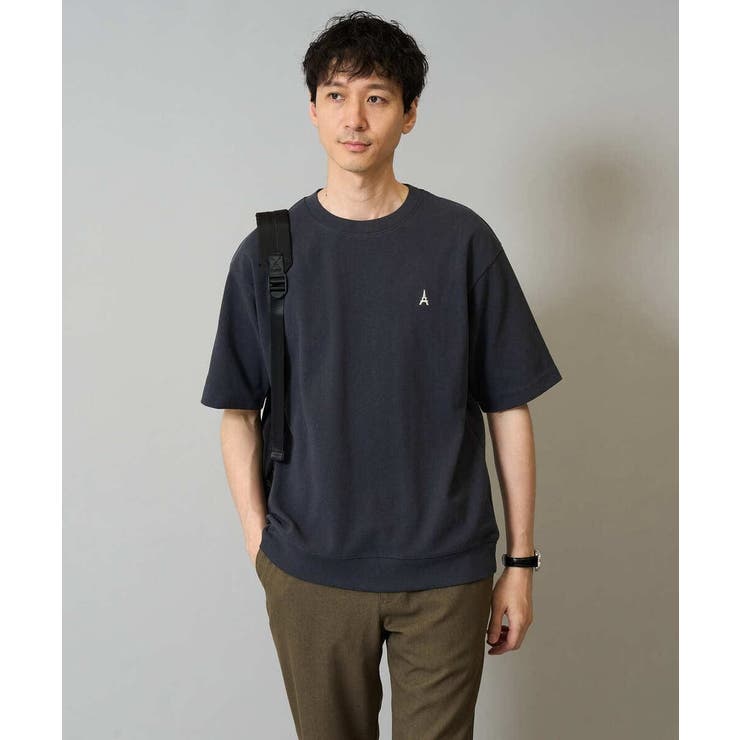 【イージーケア/接触冷感】ライトアゼ半袖Ｔシャツ ワンポイント刺繍 | a.v.v【MEN】 | 詳細画像39 