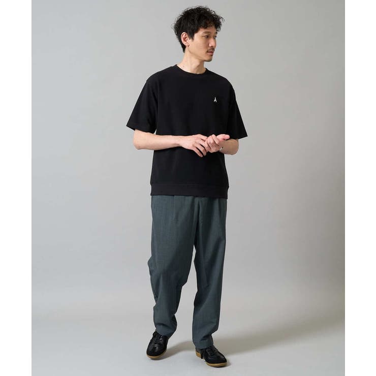 【イージーケア/接触冷感】ライトアゼ半袖Ｔシャツ ワンポイント刺繍 | a.v.v【MEN】 | 詳細画像4 