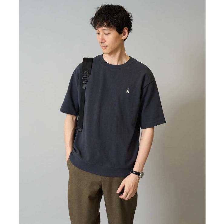 【イージーケア/接触冷感】ライトアゼ半袖Ｔシャツ ワンポイント刺繍 | a.v.v【MEN】 | 詳細画像40 