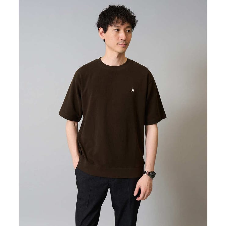 【イージーケア/接触冷感】ライトアゼ半袖Ｔシャツ ワンポイント刺繍 | a.v.v【MEN】 | 詳細画像44 