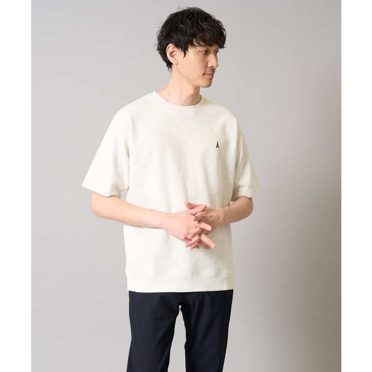 【イージーケア/接触冷感】ライトアゼ半袖Ｔシャツ ワンポイント刺繍 | a.v.v【MEN】 | 詳細画像47 