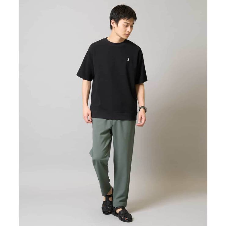 【イージーケア/接触冷感】ライトアゼ半袖Ｔシャツ ワンポイント刺繍 | a.v.v【MEN】 | 詳細画像5 
