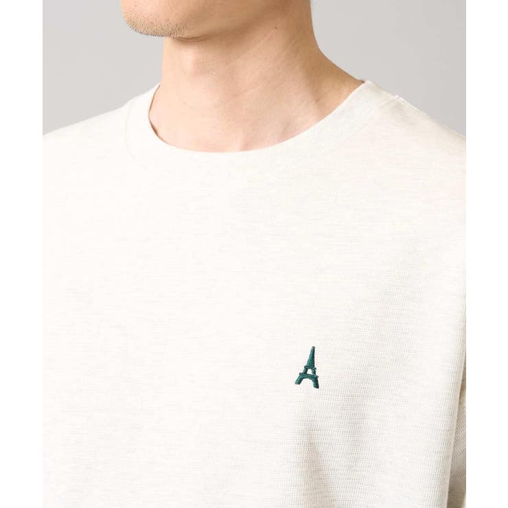 【イージーケア/接触冷感】ライトアゼ半袖Ｔシャツ ワンポイント刺繍 | a.v.v【MEN】 | 詳細画像51 