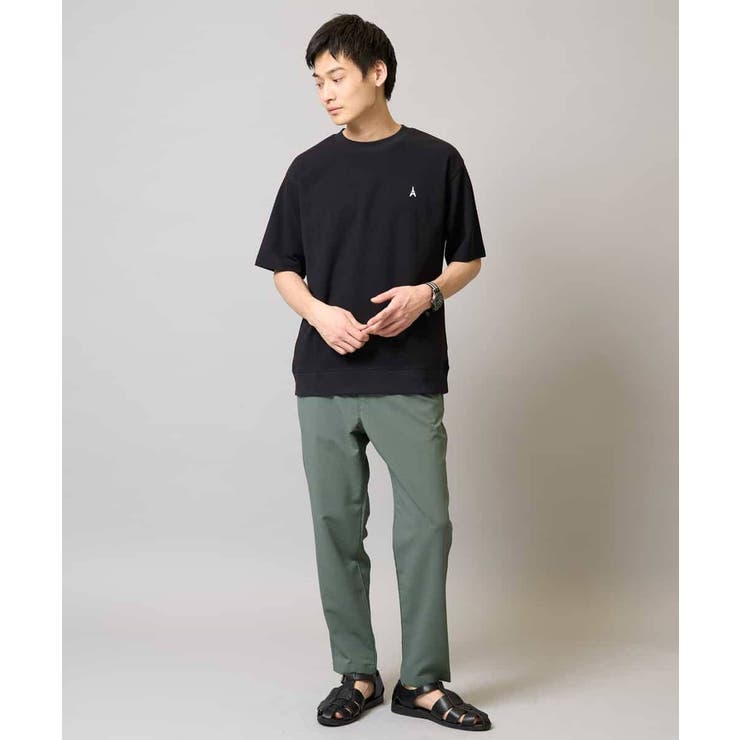 【イージーケア/接触冷感】ライトアゼ半袖Ｔシャツ ワンポイント刺繍 | a.v.v【MEN】 | 詳細画像6 