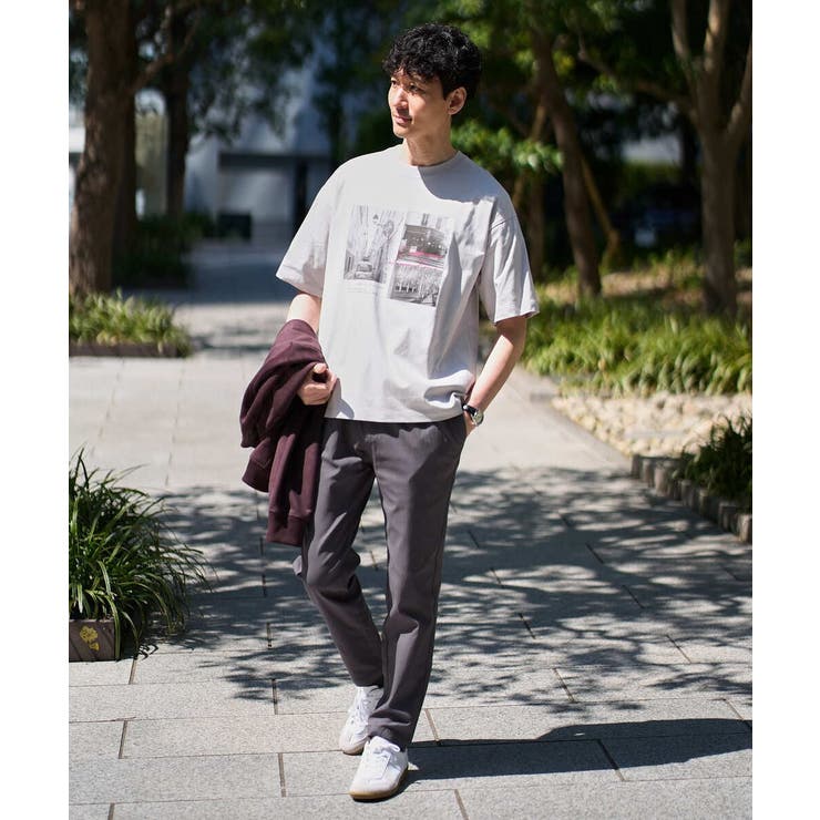 【接触冷感】フォトプリントワイドシルエットカットソー | a.v.v【MEN】 | 詳細画像6 