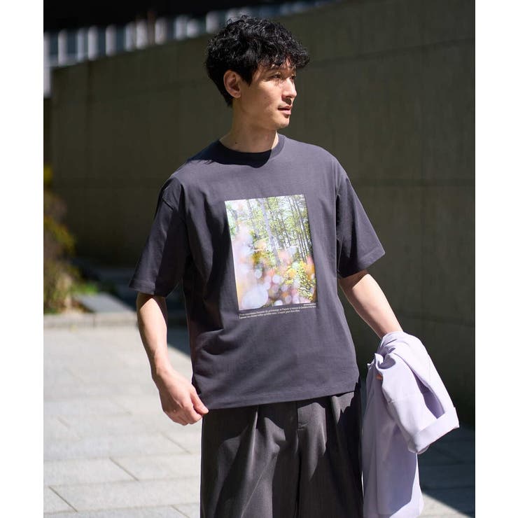 【コラボ/接触冷感】フォトグラファーコラボワイドシルエットカットソー | a.v.v【MEN】 | 詳細画像6 