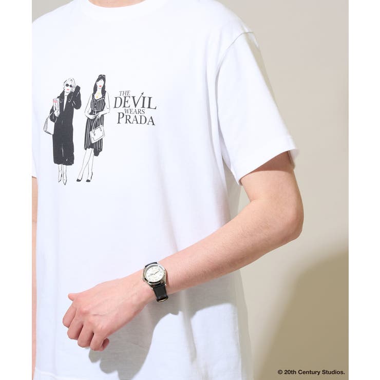 プラダヲキタアクマプリントＴシャツ | a.v.v【MEN】 | 詳細画像11 