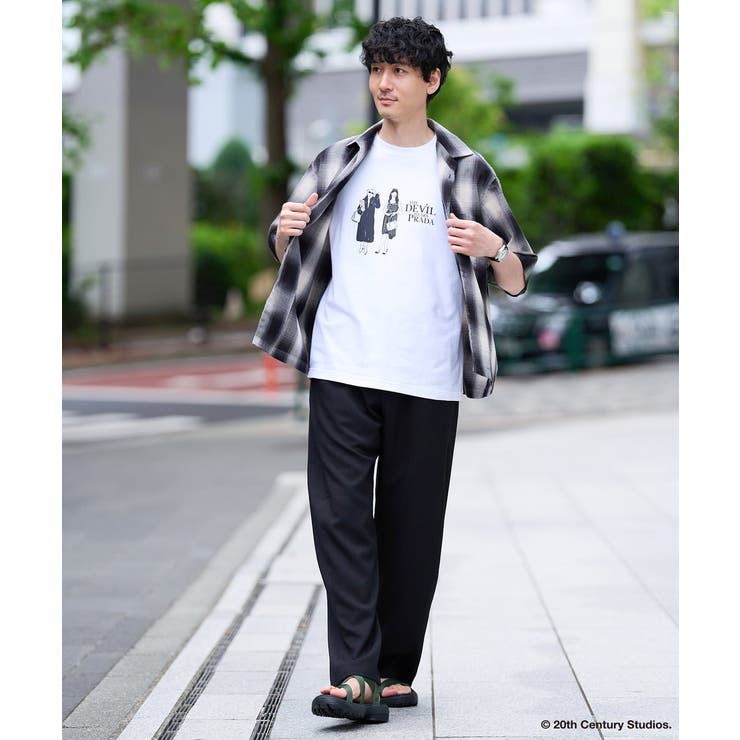 プラダヲキタアクマプリントＴシャツ | a.v.v【MEN】 | 詳細画像3 