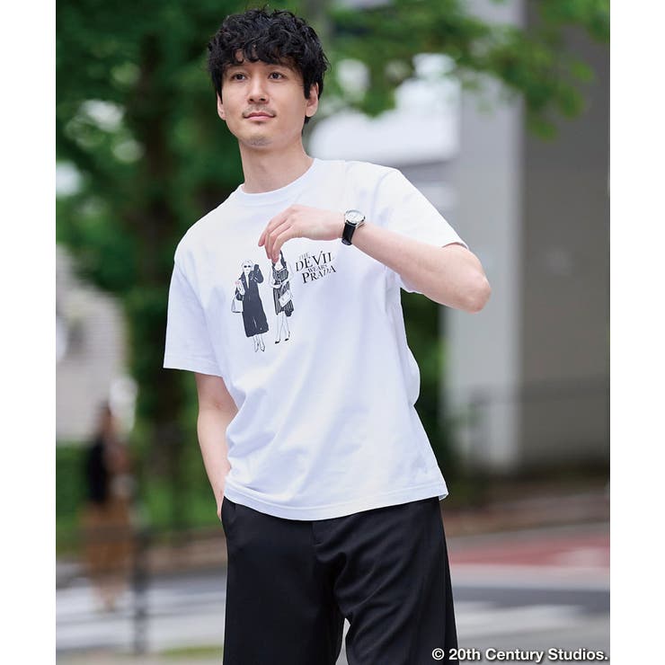 プラダヲキタアクマプリントＴシャツ | a.v.v【MEN】 | 詳細画像6 