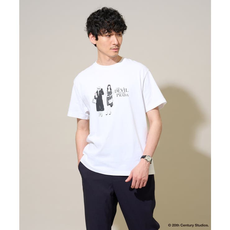 プラダヲキタアクマプリントＴシャツ | a.v.v【MEN】 | 詳細画像7 