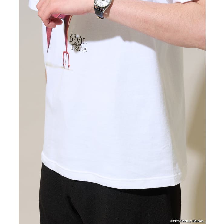 プラダヲキタアクマプリントＴシャツ | a.v.v【MEN】 | 詳細画像10 