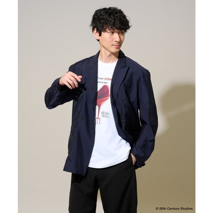 プラダヲキタアクマプリントＴシャツ | a.v.v【MEN】 | 詳細画像4 