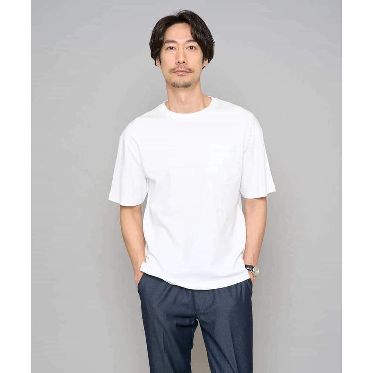 【雑誌MonoMax６月号掲載】究極の無地Ｔシャツ シルケットスムースワイドシル… | a.v.v【MEN】 | 詳細画像24 