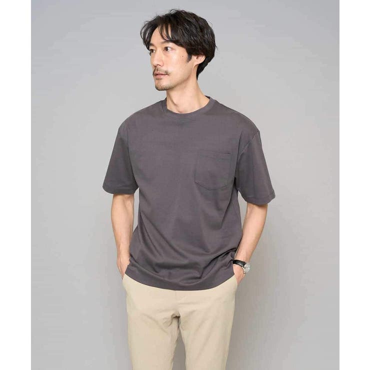 【雑誌MonoMax６月号掲載】究極の無地Ｔシャツ シルケットスムースワイドシル… | a.v.v【MEN】 | 詳細画像36 