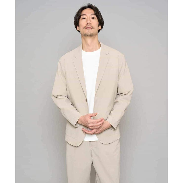 【イージーケア 洗濯機で洗える 接触冷感】フォーマルジャカードセミワイドシルエッ… | a.v.v【MEN】 | 詳細画像11 