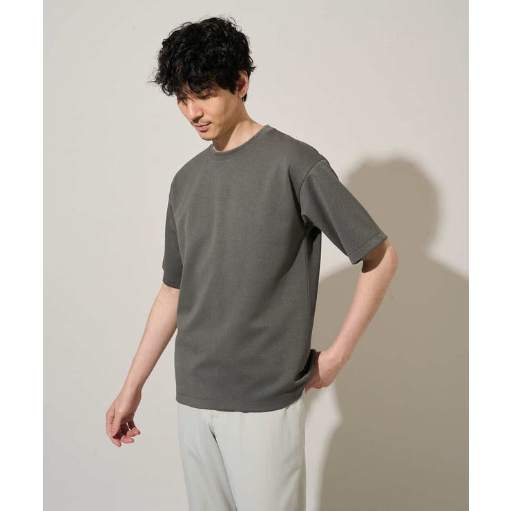 【イージーケア 洗濯機で洗える 接触冷感】フォーマルジャカードセミワイドシルエッ… | a.v.v【MEN】 | 詳細画像14 