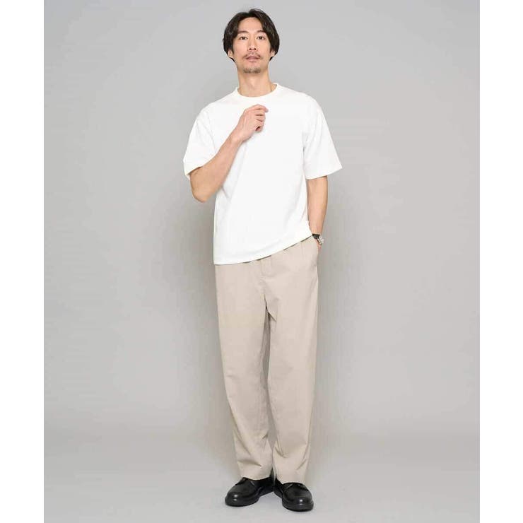 【イージーケア 洗濯機で洗える 接触冷感】フォーマルジャカードセミワイドシルエッ… | a.v.v【MEN】 | 詳細画像3 