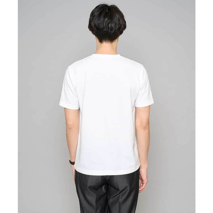 【イージーケア/洗濯機で洗える】キカジャカードＶネックスマートＴシャツ | a.v.v【MEN】 | 詳細画像11 