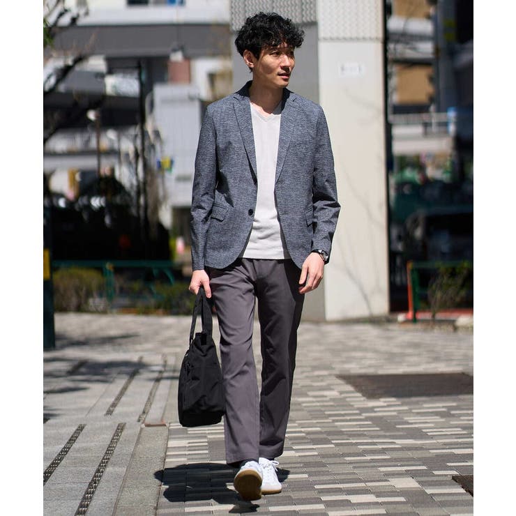 【イージーケア/洗濯機で洗える】キカジャカードＶネックスマートＴシャツ | a.v.v【MEN】 | 詳細画像14 