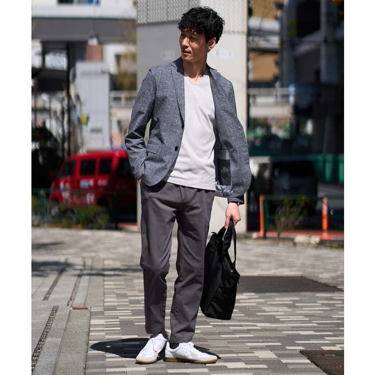 【イージーケア/洗濯機で洗える】キカジャカードＶネックスマートＴシャツ | a.v.v【MEN】 | 詳細画像15 