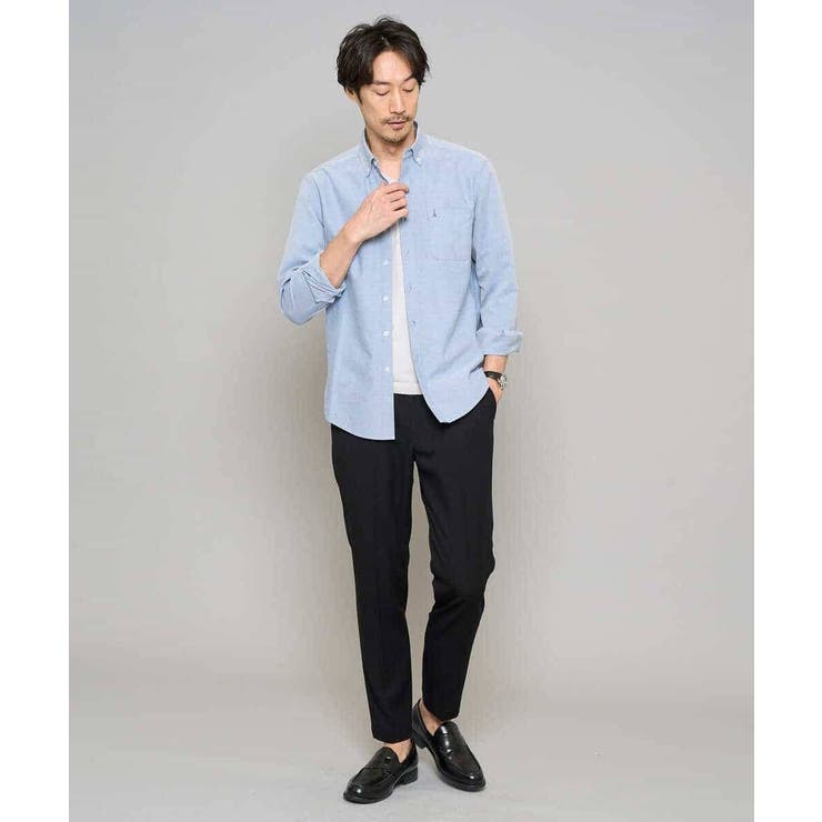 【イージーケア/洗濯機で洗える】キカジャカードＶネックスマートＴシャツ | a.v.v【MEN】 | 詳細画像22 