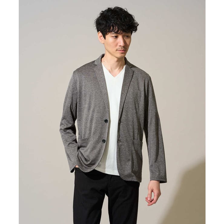 【イージーケア/洗濯機で洗える】キカジャカードＶネックスマートＴシャツ | a.v.v【MEN】 | 詳細画像3 