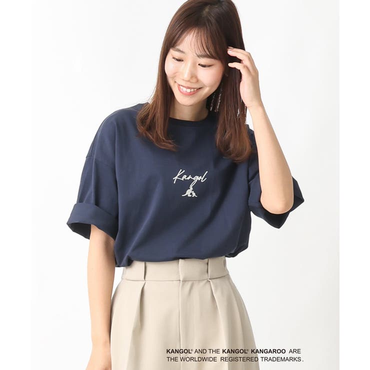 【KANGOL】スクエアプリントロングシルエットTシャツ | a.v.v【MEN】 | 詳細画像18 