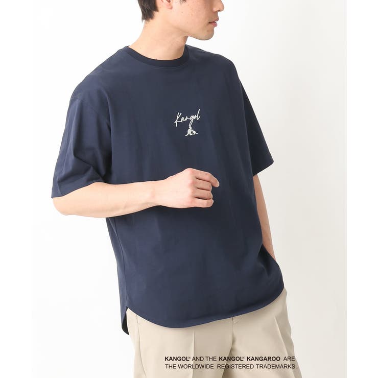【KANGOL】スクエアプリントロングシルエットTシャツ | a.v.v【MEN】 | 詳細画像19 