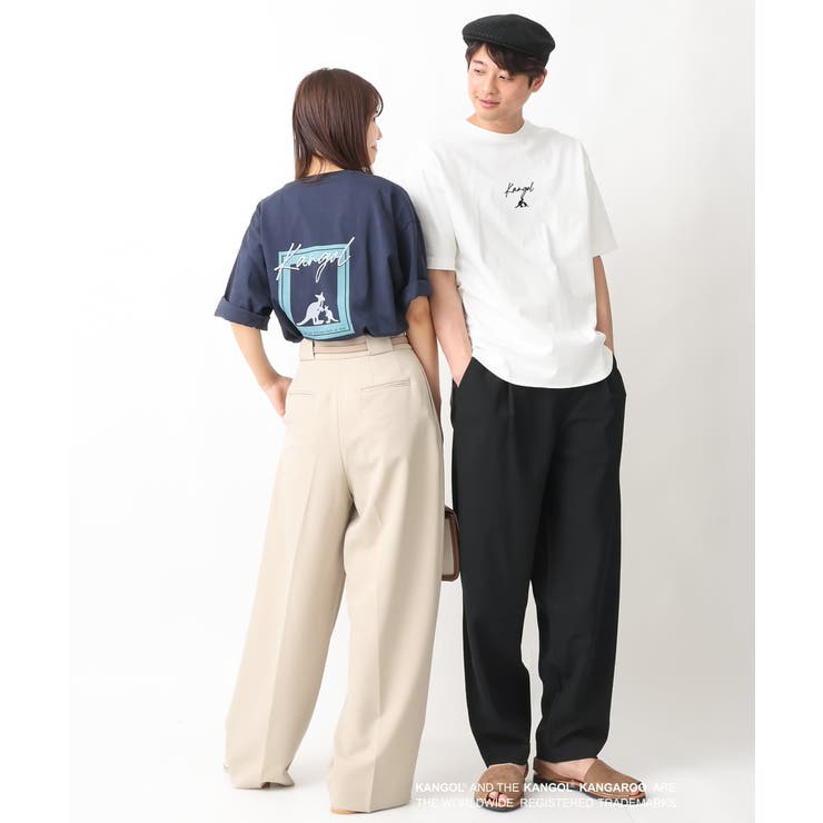 【KANGOL】スクエアプリントロングシルエットTシャツ | a.v.v【MEN】 | 詳細画像2 