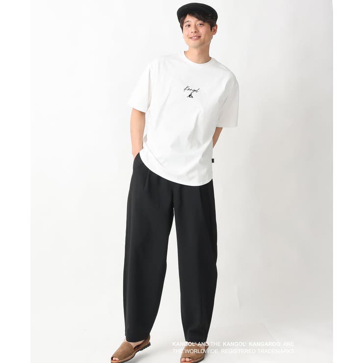 【KANGOL】スクエアプリントロングシルエットTシャツ | a.v.v【MEN】 | 詳細画像5 