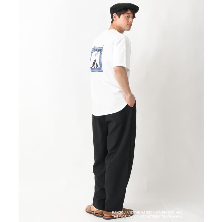 【KANGOL】スクエアプリントロングシルエットTシャツ | a.v.v【MEN】 | 詳細画像9 