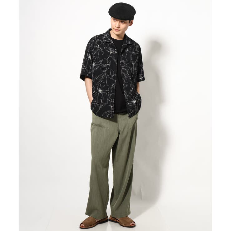 【接触冷感】ポンチワイドシルエットTシャツ 5分袖 | a.v.v【MEN】 | 詳細画像5 