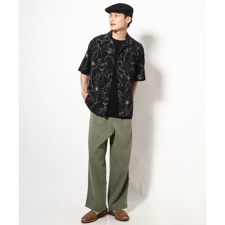 【接触冷感】ポンチワイドシルエットTシャツ 5分袖 | a.v.v【MEN】 | 詳細画像6 