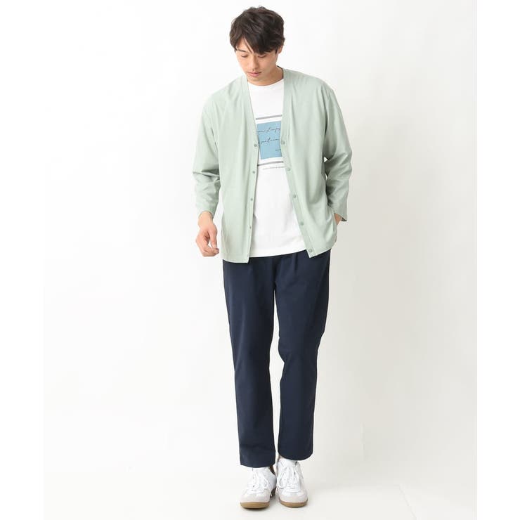 【定番アイテム】スクエアプリントセミワイドシルエットTシャツ | a.v.v【MEN】 | 詳細画像14 