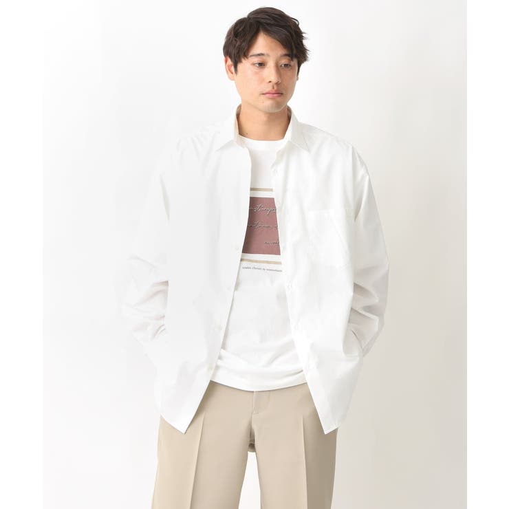 【定番アイテム】スクエアプリントセミワイドシルエットTシャツ | a.v.v【MEN】 | 詳細画像22 